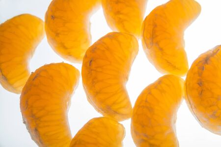 Orange segments on white background.