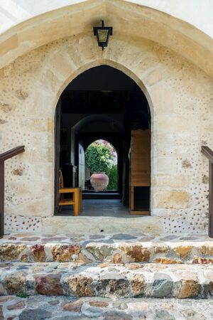 Cyprus. the village of Mosfiloti the Monastery of Saint Thekla.の写真素材