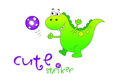 cute dinosaurのイラスト素材