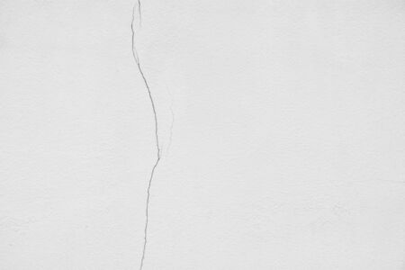 white crack concrete wall texture from earthquake at building - backgroundの写真素材