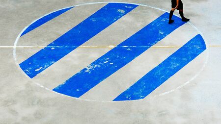 street football courtの写真素材