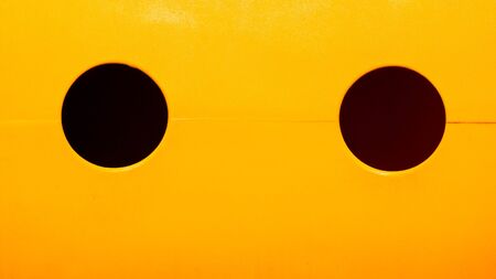 yellow plastic texture from toyの写真素材