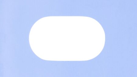 blue paper texture and a white oval blank - backgroundの写真素材
