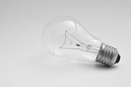 Ceiling lamp with shadow isolated on pale grey background