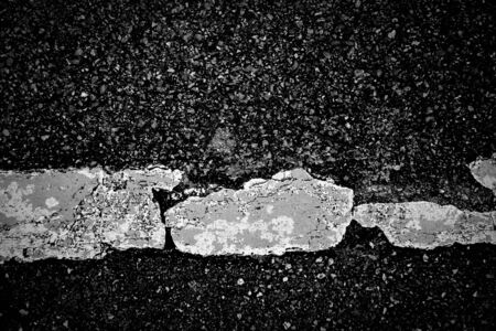 Asphalt road top view backgroundの写真素材