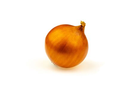 Fresh onion isolated on white background.の写真素材
