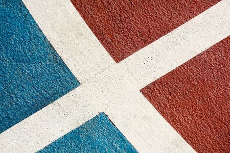 closeup basketball courtの写真素材