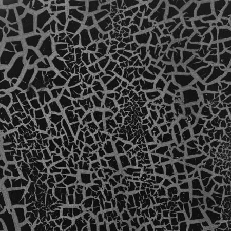 detail of cracked paint on wall