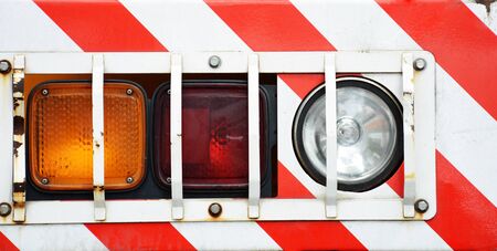 truck tail lampの写真素材