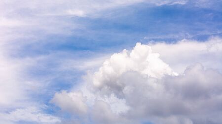 blue sky with cloud