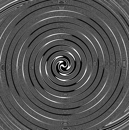 Abstract vector background. Hypnotic spiral line with different width creates the image of geometric...