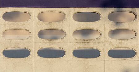 abandoned concrete wall background.