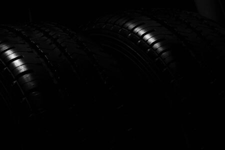 Tire texture - backgroundの写真素材