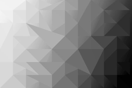 grey abstract background of triangle polygonsの写真素材