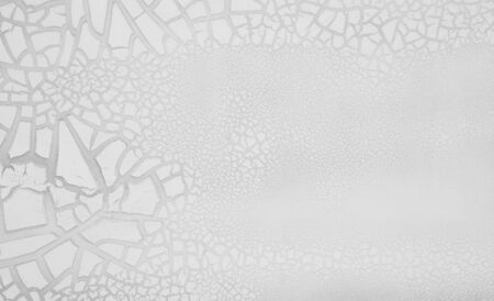 Crack texture of white, abstract background.の写真素材