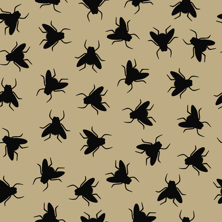 Seamless pattern with beesのイラスト素材