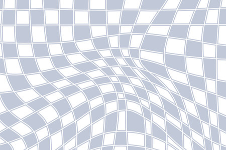 Checkered Groovy Vector Backgroundのイラスト素材