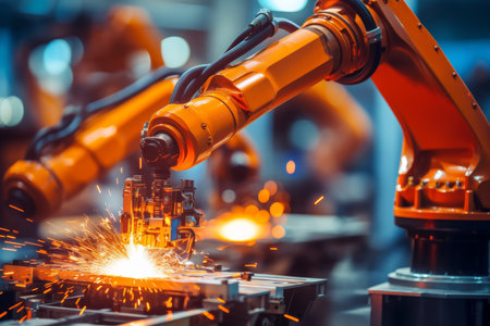 Robotic automation revolutionizing manufacturing industry for enhanced productivity efficiencyの素材