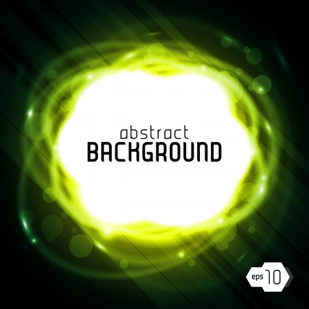 Shiny Dark Green Round Acid Backgroundのイラスト素材