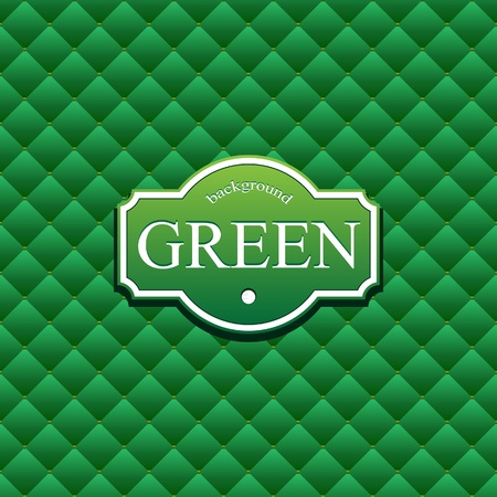Green background with squaresのイラスト素材