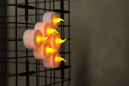 Electric wax candlesの写真素材