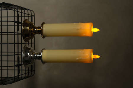 Electric wax candlesの写真素材