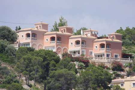 Majorca, country houses on a high mountain のeditorial素材