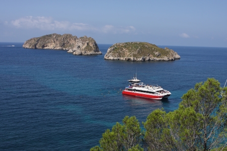 Touristic cutter  Mallorca のeditorial素材