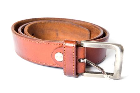 leather beltの写真素材