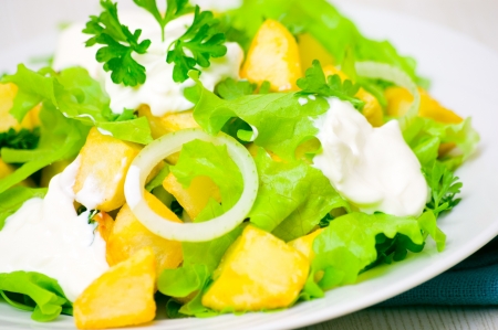 Potato saladの写真素材
