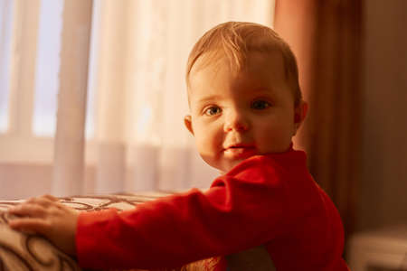 Image of shining light pass trough the window, leading line from inside the room line up to meet the...