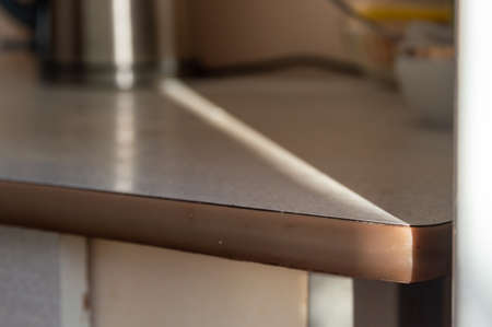 abstract background with a ray of light on the tableの写真素材