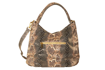 Isolate of a womens bag with a python skinの写真素材