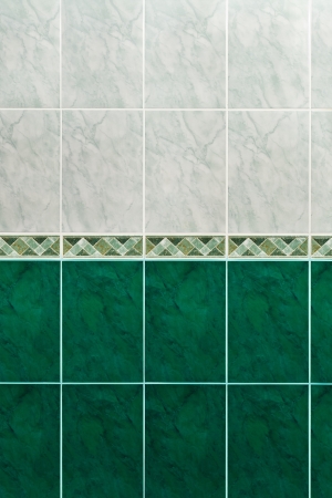 The pattern of marble tiles on the wall in bathroomの写真素材