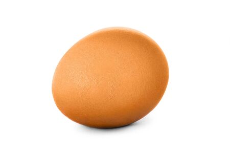 Gold precious egg isolated on white backgroundの写真素材