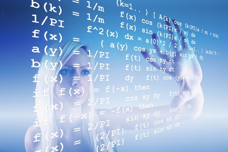 Mathematics formulaの写真素材