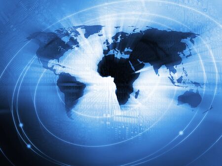 World Business Backgroundの写真素材