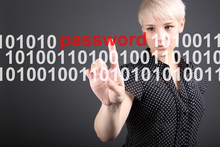 Password protection - technolody security conceptの写真素材