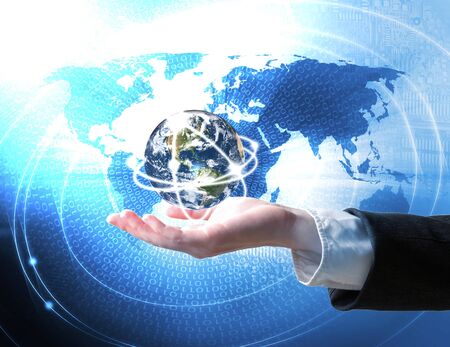 World business connection conceptの写真素材