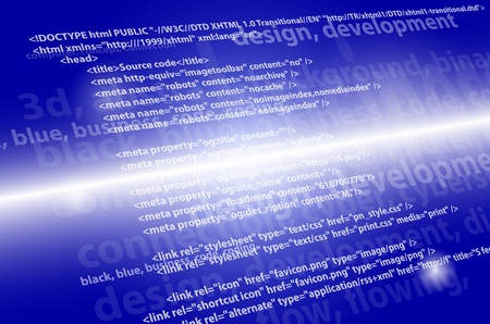 Vector Source Code technology backgroundのイラスト素材