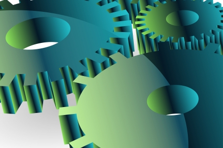 3D Technical Drawing - technology conceptのイラスト素材