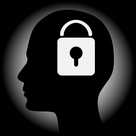 Padlock - business security concept vectorのイラスト素材