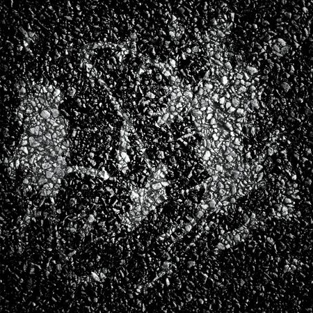 Old grunge background with abstract canvas textureの写真素材