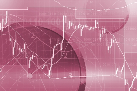 Forex trading background conceptの写真素材