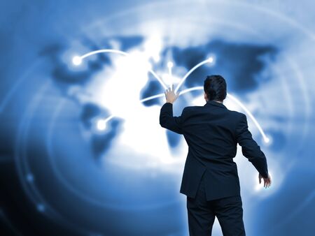 World Business Backgroundの写真素材