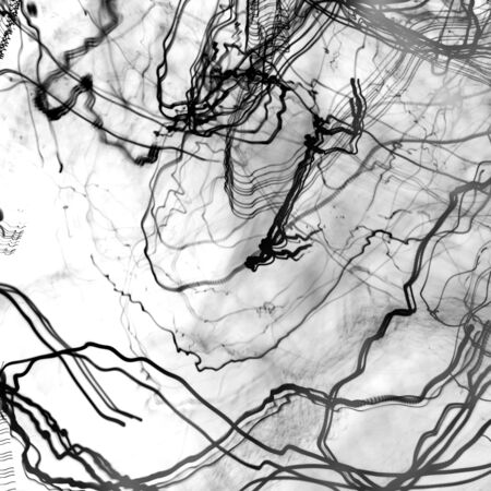 Abstract black and white light designの写真素材