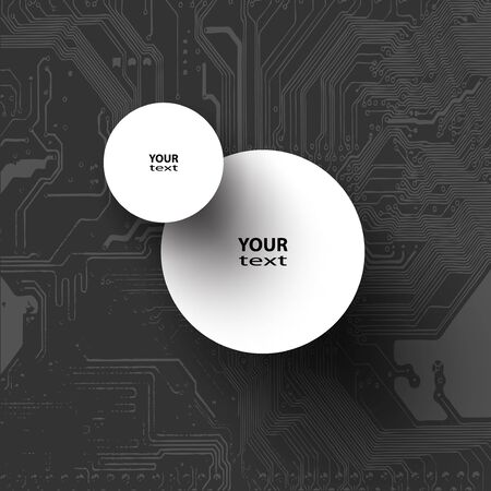 Vector circle infographic. Template for presentation and round chart. Business concept with parts, steps or processes.のイラスト素材