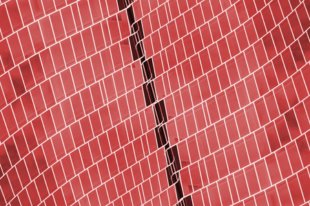 Abstract business building background in redの写真素材