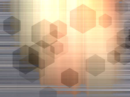 Abstract Science Background, hexagon geometric design in colorの写真素材
