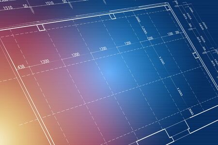 Blueprint background in 3D view